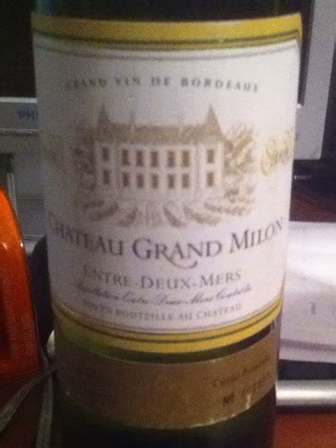 Ch Teau Grand Milon Entre Deux Mers Vivino Us