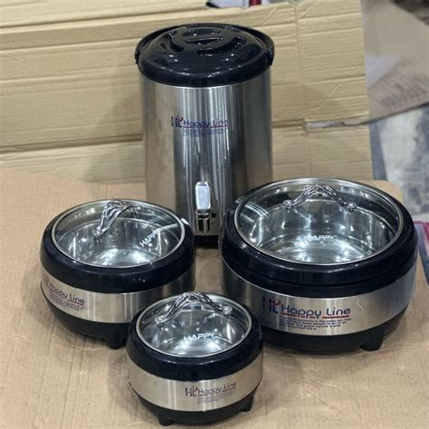 Hot Pot Water Cooler Set Pcs Liter Water Cooler Pcs Hot Pot Stainless Steel Hotpot Cover