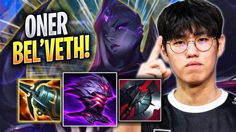 ONER IS A BEAST WITH BEL VETH T1 Oner Plays Bel Veth JUNGLE Vs Lee