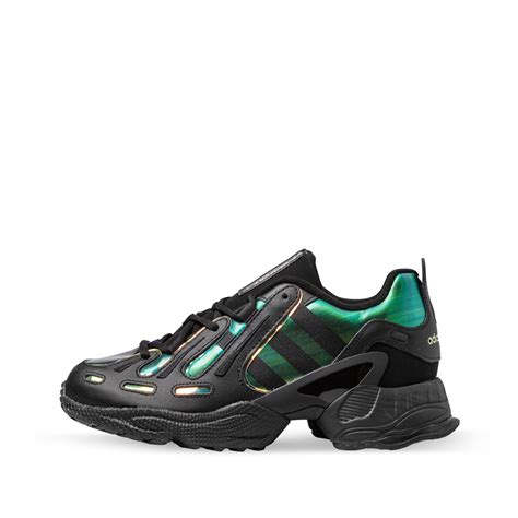 adidas Womens EQT Gazelle - Core Black / Hi-Res Yellow / Energy Ink ...
