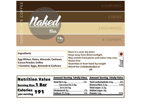 Branding For Naked Bar Behance