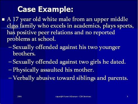 Recidivism Online Continuing Education Ceus For Mft Juvenile Sex Offenders Conduct Disorders