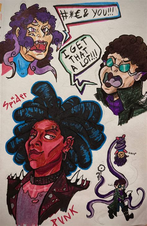 Drawtober 17 Spiderverse Doodles by TheAnimatingFanatic on DeviantArt