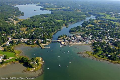 Damariscotta Town Harbor Damariscotta Maine United States