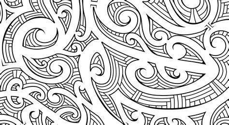 Colouring Pages Maori Kids Coloring Waitangi Patterns Printable Te Reo ...