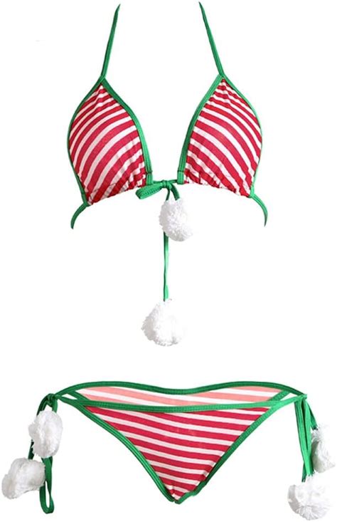 Amazon JasmyGirls Kawaii Lingerie Sexy Christmas Cosplay Costume Naughty Anime Micro Bikini
