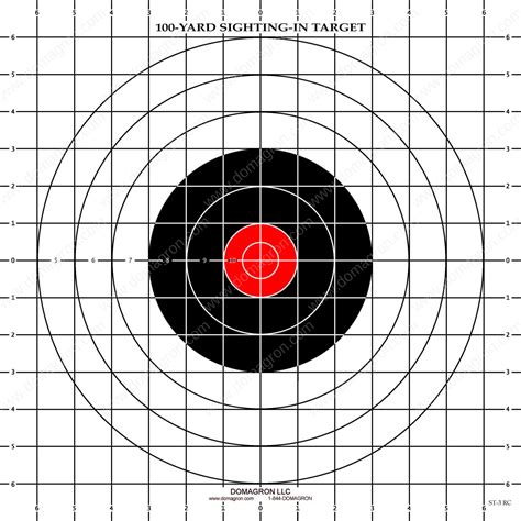 Free Printable Rifle Sighting Targets