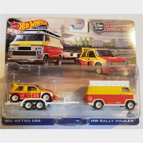 Hot Wheels MG Metro R And HW Rally Hauler