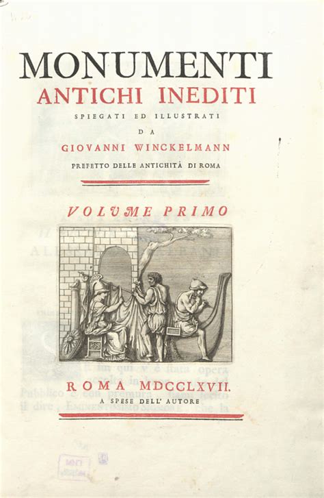 «Отец истории искусства» И.И. Винкельман и его последняя книга — Блог ...