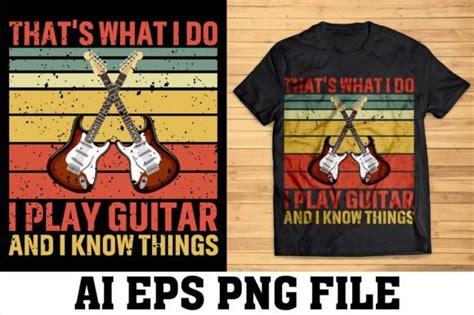 Guitar T Shirt Design Graphic By Shimuakter0786 · Creative Fabrica