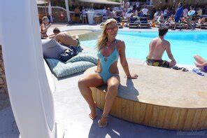 Bikini Model Stella AI Enhanced Photo Gallery