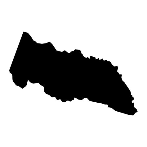 Portland Parish Map Administrative Division Of Jamaica Vector