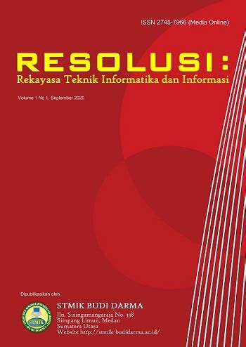 journal resolusi rekayasa teknik informatika  informasi
