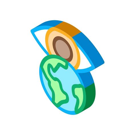 See World With Your Own Eyes Isometric Icon Vector Illustration