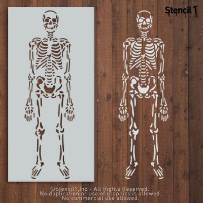 Skeleton Stencil Printable