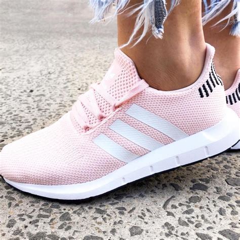 adidas Swift Run Shoes - Icey Pink - adidas Sneakers - SportStylist ...