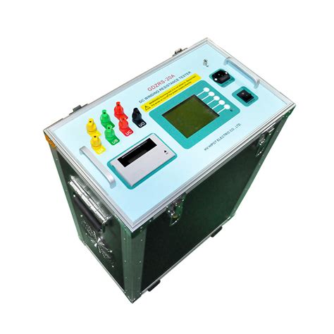 Hvhipot Portable A Three Phase Dc Winding Resistance Tester Dc