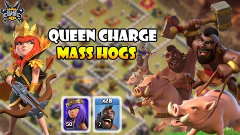 Queen Charge Mass Hogs Th11 Th11 Mass Hog Attack Strategy Th11 War