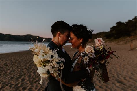 San Francisco Golden Gate Bridge Same Sex Elopement Tida Svy Photography