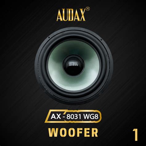 Jual Audax Speaker Pasif 8 AX 8031 WG8 Woofer Shopee Indonesia