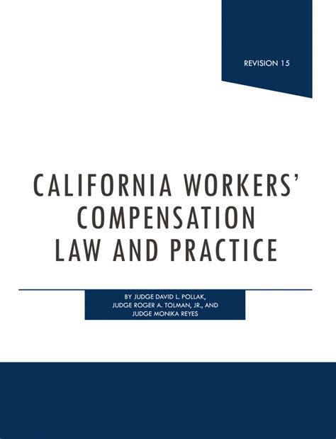 California Workers Compensation Law And Practice Fastcase