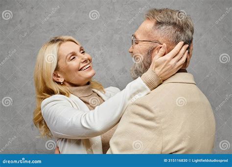 A Mature Man And Woman In Stock Photo Image Of Pose 315116830