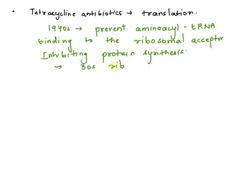 Solved Draw The Structure Of Tetracycline Discuss Its Mechanism Of