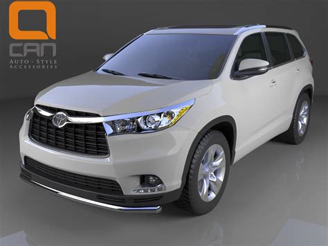 Купити Захист переднього бампера Toyota Highlander (Тойота Хайлендер ...