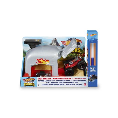 Mattel Λαμπάδα Hot Wheels Monster Trucks Bone Shaker Νεκροκεφαλή Σετ