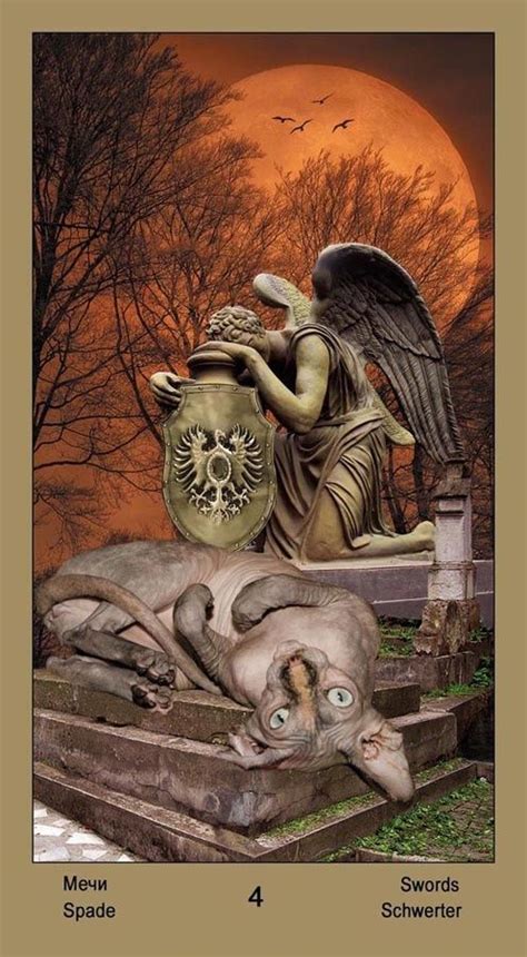 an angel statue sitting on top of a grave in front of a moon filled sky