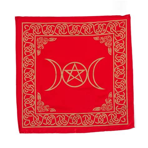 Altar Cloth Pentagram Red X Cm Zenvol Europe