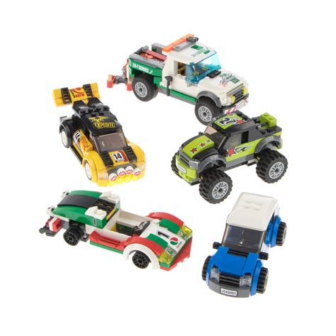 1x Lego Fahrzeug Set Auto Rennwagen 60081 60113 60055 unvollständig