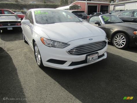 2018 Oxford White Ford Fusion Hybrid SE 141060590 Photo 10 GTCarLot