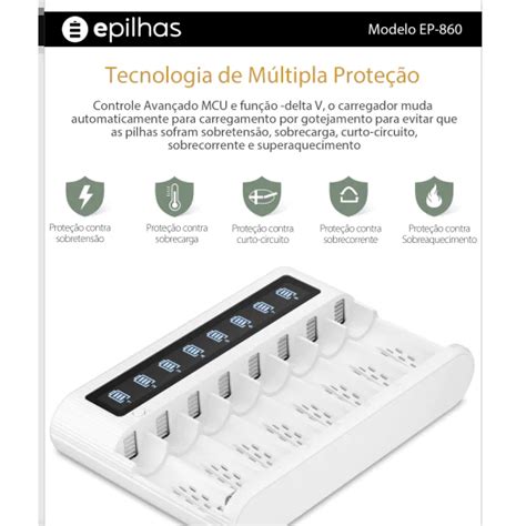 Carregador Usb Da Epilhas R Pido E Inteligente Para Pilhas Aa Aaa