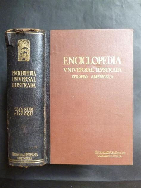 Enciclopedia Universal Ilustrada Europeo Americana Espasa Calpe