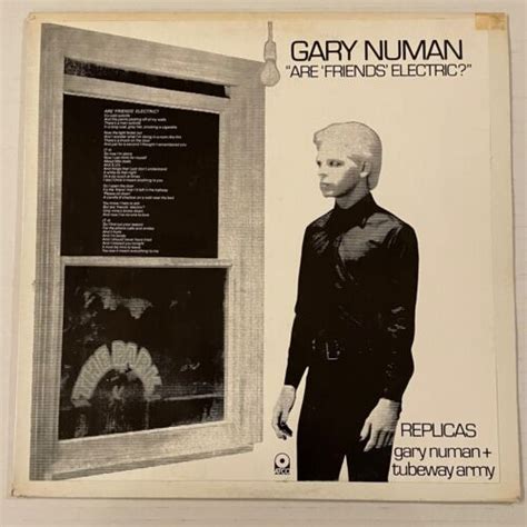Gary Numan And Tubeway Army Are Friends Electric 1979 Us Promo Only 12