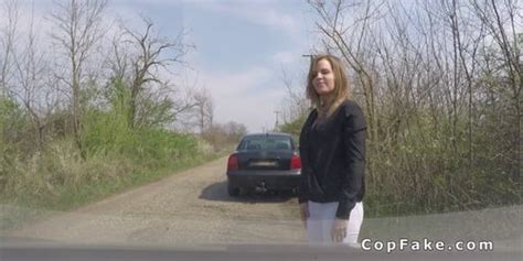 Big Ass Brunette Rides Fake Cop In Car Tnaflix