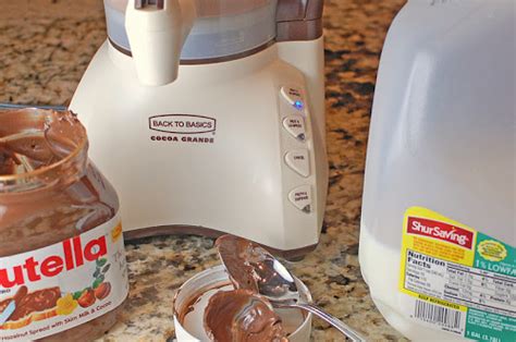 Nutella Hot Chocolate Or So She Says