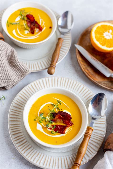 Karotten Orangen Suppe Mit Ingwer Cookiteasy By Simone Kemptner