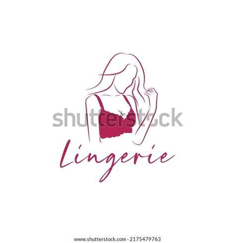 Lingerie Lady Bra Logo Vector Illustration Stock Vector Royalty Free 2175479763 Shutterstock