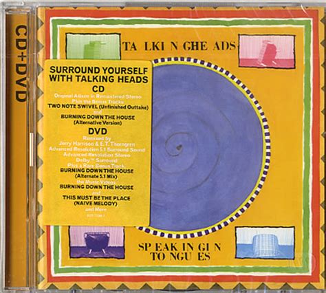 Talking Heads Speaking In Tongues Uk 2 Disc Cd Dvd Set 349584