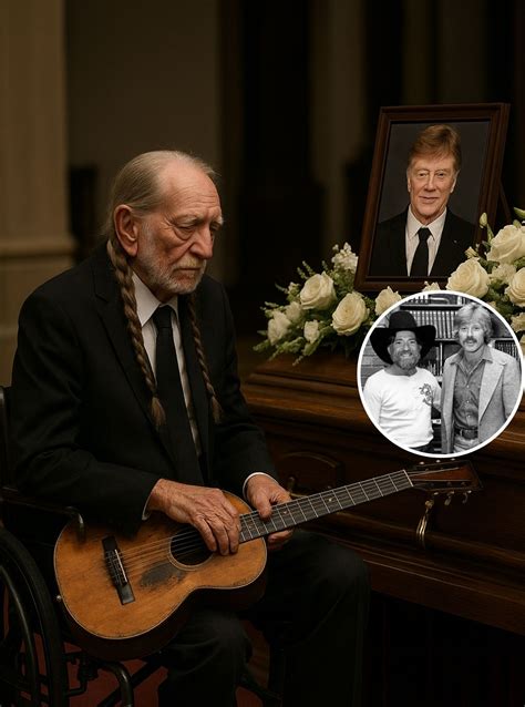 Willie Nelson’s Last Goodbye to Robert Redford - At the funeral of