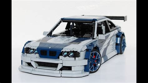 Lego MOC BMW M3 E46 GTR Most Wanted 1 8 RC YouTube