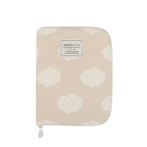Portadocumentos Zippy Nubes Nude Minicoton
