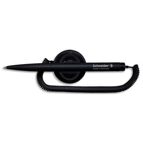 Stylo Bille Klick Fix Pen Pointe M Encre Noire Corps Noir Avec