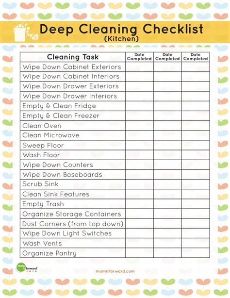 37 Free House Cleaning List Templates In Word Excel Pdf