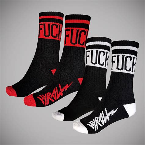 FUCK Pack Socks HYRAW CLOTHING