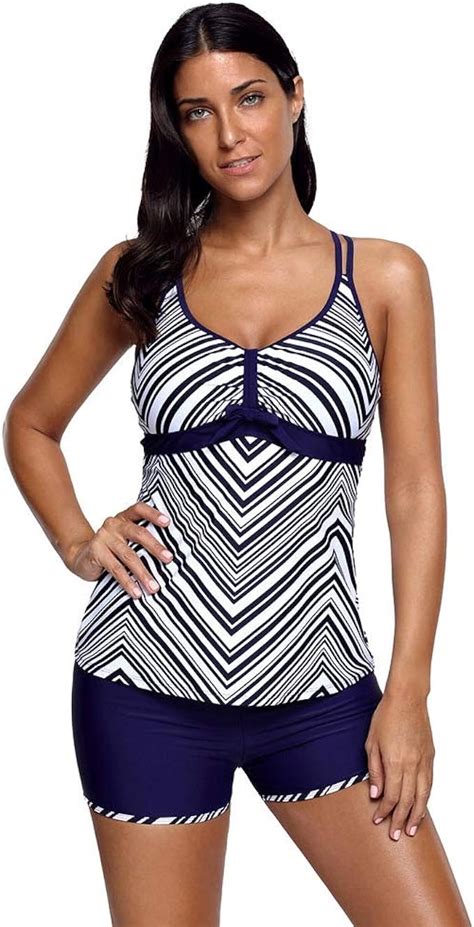 Tankinis Mujer Impreso Tankini Piezas Bikini Traje De Ba O Retro Trajes De Ba O Para Mujeres