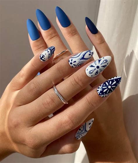 19 Stunning Navy Blue Nails And Dark Blue Nails To Copy