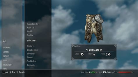 Scaled Armor (Skyrim): ID, Spawn Commands, Value & Weight - TBM ...